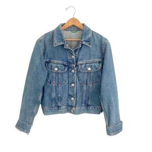 Vintage cropped United Colors of Benetton jean jacket